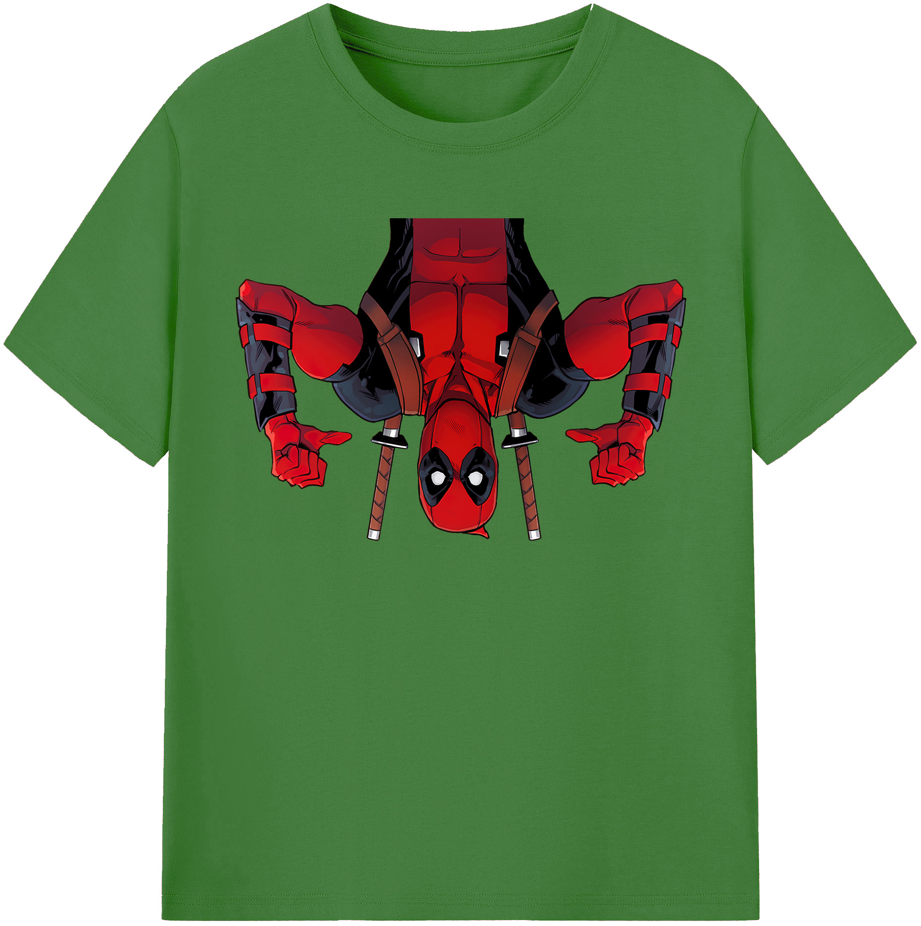 （画像用） Deadpool デッドプール レディースカジュアルプリントTシャツ（綿100％）